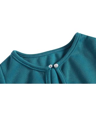Bonny Billy Girls Knitted Cotton Bolero Shrug Cardigan - Dark Green (8-9 Years) - Buy Online on GoSupps.com