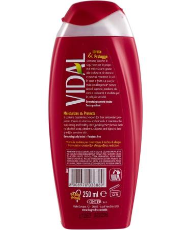  Sconosciuto Vidal Shower Gel 250ml Goji Berries - Buy Online on GoSupps.com
