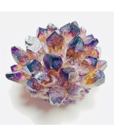 Natural Crystal Rough 1Pcs Natural Purple Ghost Phantom Quartz Crystal Cluster Rock Stones and Crystals Specimen Home Deco PEIQIYIN