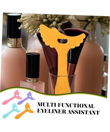 FOMIYES 4pcs Eyeliner Silicone Molds Eyeshadow Makeup Tools Mascara Drawing Aids Cosmetics Girl Miss - Buy Online on GoSupps.com