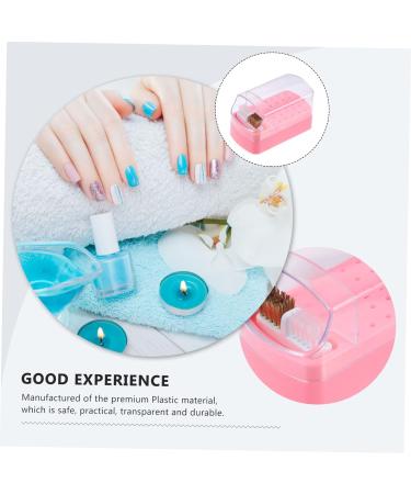 Beaupretty Drill nail polish head box nail drill storage nail drill bit case nails drill bits nail drill bits drill bit holder for nails drill bits for nails nail bits clean plastic Storage - Buy Online on GoSupps.com