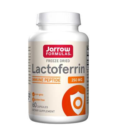 Jarrow Formulas Jarrow Formulas Lactoferrin (Apolactoferrin) 250mg 60 Capsules Soy-Free Gluten-Free Non-GMO