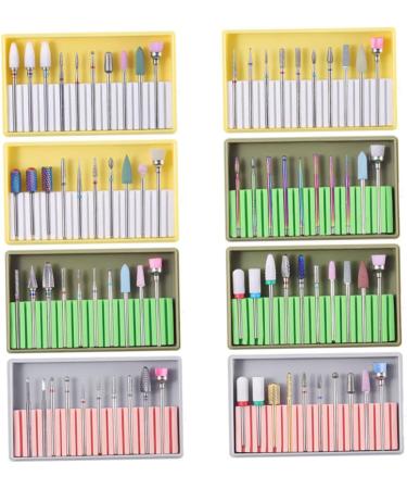 minkissy 2 Sets Cuticle Drill Bits Diamond Nail Bit Gel Nails Bit Tungsten Carbide Nail Drill Nail File Bits Nail File Electric Nail Art Supplies Electric Nail Filer Sand Tools Manicure - Buy Online on GoSupps.com