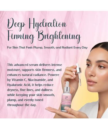 KC Republic LED Mask Therapy Moisturizing Facial Serum with Vitamin C Niacinamide & Hyaluronic Acid 30ml (1.01 fl. oz) Deep Hydration Firming & Anti-Aging for All Skin Types - Buy Online on GoSupps.com