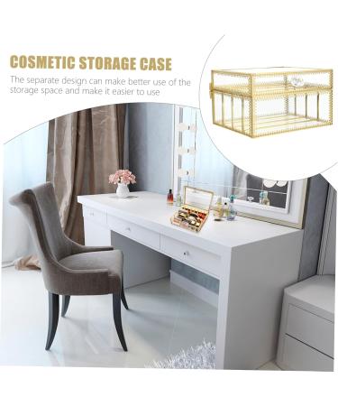 Didiseaon 1pc Box Cosmetic Storage Box Compact Makeup Storage Bins with Lids Desktop Case With Cover Manager - Buy Online on GoSupps.com