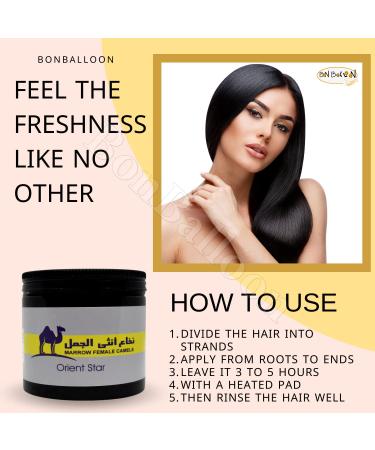Female Camel Marrow Hair Treatment with Shea Butter and Natural Oil - 6.35 oz | Strong, Smooth, and Healthy Hair - Buy Online on GoSupps.com