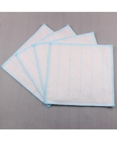 20 Piece Set of GBHRD Cloths 8-Layer White Blue Cotton Yarn Scouring Pad Set Absorbent Kitchen Non Greasy Mesh Dishwashing Towels Suitable for Kitchen Bathroom and Cleaning Counters. - Buy Online on GoSupps.com
