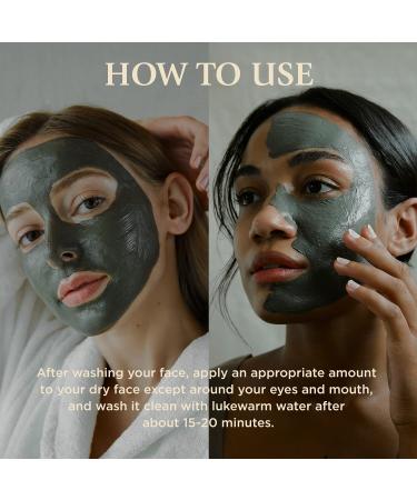 Boryeong Mud Clay Face Mask - Pore Reducer Acne Control & Skin Tightening for All Skin Types - 110ml Recovery Mask - Buy Online on GoSupps.com