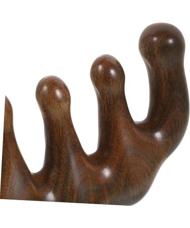 Sandalwood Comb & Gua Sha Massage Tool | Hapinary Hair Care - Scalp Massager & Chinese Wood Combs - Buy Online on GoSupps.com