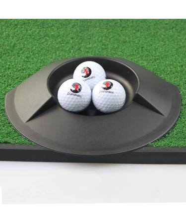 E-outstanding 3pcs Golf Putting Cup 19x23cm Black - Plastic Training Aids for Outdoor Golf Practice - Buy Online on GoSupps.com