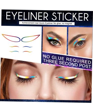  FRCOLOR FRCOLOR 12 Sets Colored Eyeliner Stickers Colorful Eyeliner Sticker Eyeliner Sticker Women's Eyeliner Strip Beauty Eyeliner Female Eyeliner Sticker Makeup - Buy Online on GoSupps.com
