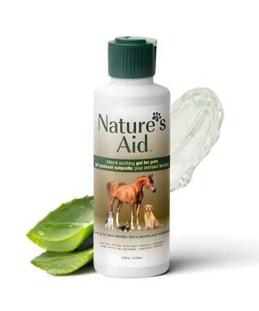 Nature's Aid Soothing Equine - Horse Coat Gel. Fast-Absorbing Natural Formula Antibacterial Antifungal Skin-Soothing and 3X More Skin-Nourishing Compounds (125ml)