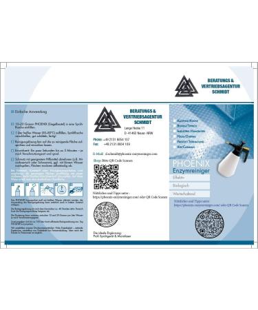 Phoenix Enzyme Carpet Cleaner - 4 x 20g Seal Bag for Stain Removal | 4.0-6.0L Multi-Surface Cleaner for Carpets & Curtains - Buy Online on GoSupps.com