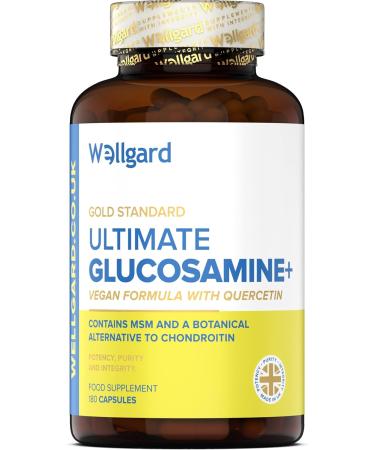 Vegan Glucosamine Phytodroitin by Wellgard - Plant-Based Joint Support Supplement with Quercetin, MSM, and Ginger Extract - Made in UK - Buy Online on GoSupps.com