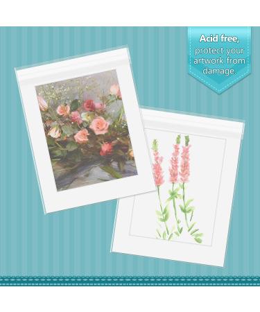 Golden State Art 11x14 Matting Clear Bags - Pack of 100 | 11 1/4 x 14 1/8 | 100-Pack - Buy Online on GoSupps.com