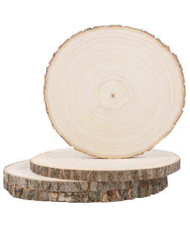 Unfinished Wood Slices Large Wood Slices for Crafts  Wood Centerpieces for Tables Wood Slabs 7 - 8.5 - Buy Online on GoSupps.com