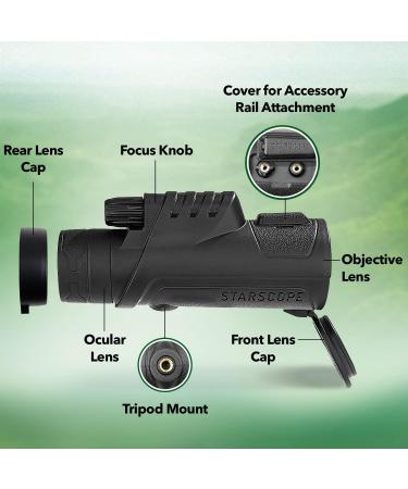 STARSCOPE Monocular G3 - Long-Range 10x42 High Powered Monocular | Small Monocular for Bird Watching  Hunting  Sports  and More | Monoculars for Adults with BAK4 Prism and Wide Field of View - Buy Online on GoSupps.com