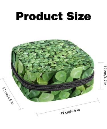 Anna Cowper Shamrock Sanitary Napkin Storage Bag - Feminine Menstrual Cup Pouch - Nursing Pad Holder - Tampon Bags - Portable Period Bag for Women and Teen Girls - 1Pcs Multi-colored - 15 - Buy Online on GoSupps.com