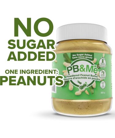 PB&Me Sugar Free Peanut Butter Powder - Powdered Peanut Butter No Sugar for Low Calorie Snacks & Sugar Free Peanut Butter Powder - Powdered Peanut Butter No Sugar for Low Calorie Snacks - Buy Online on GoSupps.com