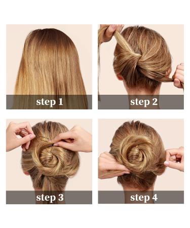 150 Metal Hairpins Set for Kids & Girls | U-Shaped Bobby Pins - Brown Hair Accessories - Buy Online on GoSupps.com