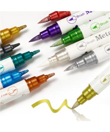 10Pcs Nail Pen Nail Art Pen Waterproof Pen Quick Dry Nail Art Painting Pen Abstract Lines Pen Metallic Nail Drawing Pen 3D Nail Art Set Nail Accessories Set - Buy Online on GoSupps.com