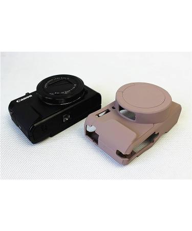 Silicone Gel Rubber Camera Case Cover for Canon PowerShot G7x Mark ii - Gray - Buy Online on GoSupps.com