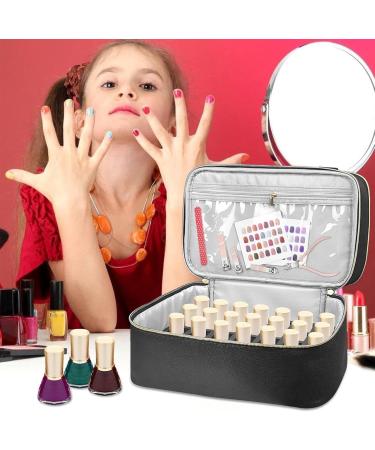 Nail Kit Organizers 480g Nail Polish Organiser Bags Portable Nail Polish Travel Storage Organizers and Makeup Accessories for Nail Cleaning and Styling - Buy Online on GoSupps.com