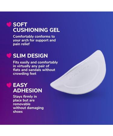 Dr. Scholl's Stylish Step Hidden Arch Support - 3 Pairs for Comfortable Flats - Buy Online on GoSupps.com