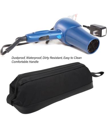 Hair Dryer Carry Bag Waterproof Smooth Zipper Hair Dryer Storage Bag Lightweight Simple for Business Travel Black - Buy Online on GoSupps.com
