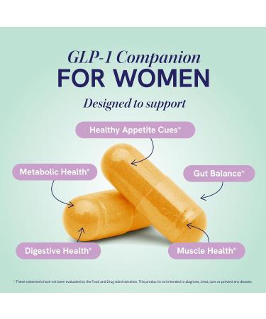 GLP-1 Support for Women | Nutritional Support with Probiotics Berberine Cinnamon & More | GLP 1 Supplement for Healthy GLP1 Activity Digestive Health & Metabolic Balance | Non-GMO | 60 Ct. - Buy Online on GoSupps.com