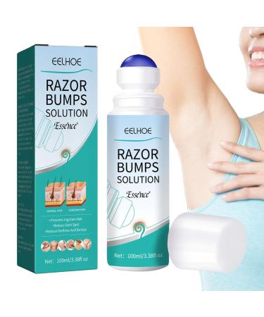 Botiniv Solution for Ingrown Hair, Razor Cap 100 ml with Ball Bottle – Aftershave Repair without Razor Bumps or Ingrown Hair