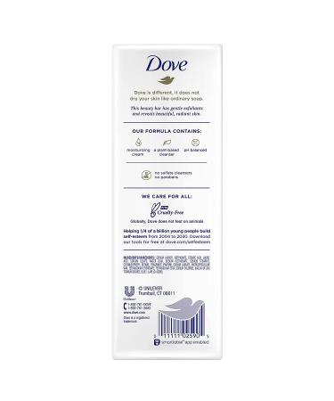 Dove Gentle Exfoliating Beauty Bar 3.75 oz - Pack of 14 | Moisturizing & Cleansing Bar Soap for Soft, Smooth Skin - Buy Online on GoSupps.com