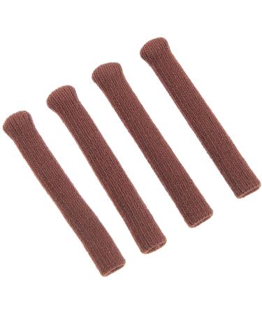 Osaladi 4 pieces of glasses spiker sleeve glasses pine sleeve glasses case with slipproofed top ears for glasses Ear bars made of glass slipproof covering. Knitting anti-pouring