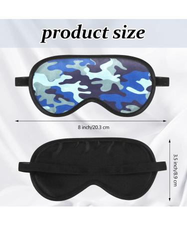 6-Pack Kids Camo Sleep Mask - Soft Satin Eye Cover for Boys | Adjustable Straps, Light Blocking, 6 Camouflage Styles - Buy Online on GoSupps.com