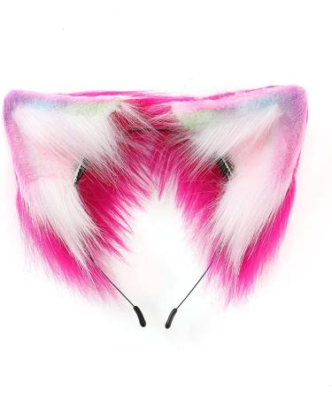 amangul Carnivals Rainbow Color Ear Hair Hoop Woman Headband Makeup Headband for Easter Halloween Cosplay Hair Accessories(3) - Buy Online on GoSupps.com