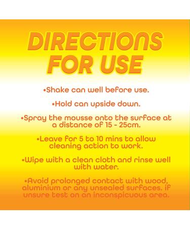 Duzzit Citrus Fresh Bathroom Cleaning Mousse - Buy Online on GoSupps.com