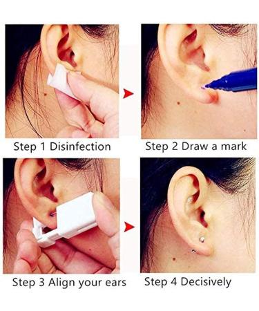 6 Pcs Disposable Ear Piercing Gun Kit Tool - Buy Online on GoSupps.com