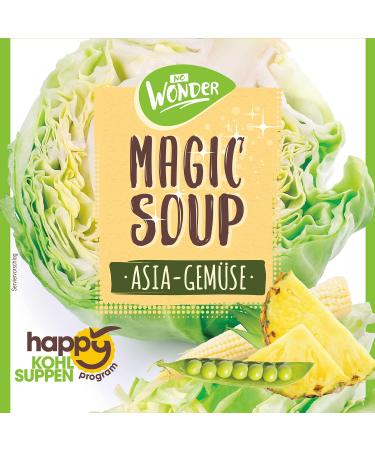 Buy noWonder Magic Soup Asian Vegetables 400g - Detox Vegan Fasting Soup with Magic Cabbage - Buy Online on GoSupps.com