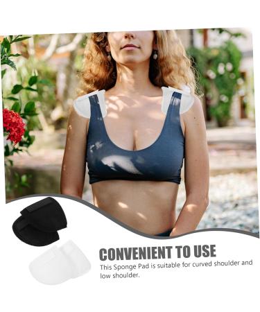 IWOWHERO 4 Pairs Shoulder Pads Suit Coat Shoulder Pad Push-up Shoulder Enhancer Shoulder Enhancer Pads Shoulder Cushion Suit Accessory Shoulder Push up Pads Sponge Shoulder Enhancer - Buy Online on GoSupps.com