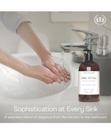Muse Apothecary Hand Ritual - Aromatic and Nourishing Hand Soap, Infused with Natural Aromatherapy Essential Oils - USDA Certified Biobased - 16 oz, Aloe + Eucalyptus + Lavender - Buy Online on GoSupps.com