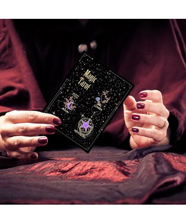 Mystic Tarot Pattern Silicone Clear Stamp - 4.3 x 6.3 Inch - Perfect for Scrapbook, Journal, Card Making - GLOBLELAND - Buy Online on GoSupps.com