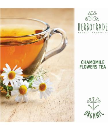 100% Pure Roman Chamomile Flower (Anthemis nobilis) Dried Natural Wildcrafted Herbal Tea (Loose) 3 oz / 90gr by Teliaoils in Resealable Pouch - Buy Online on GoSupps.com