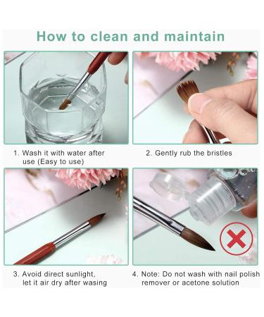 Buy 8# Sable Nail Brush - Premium Acrylic Brush for Nail Art & Manicure Design | International Shipping - Buy Online on GoSupps.com