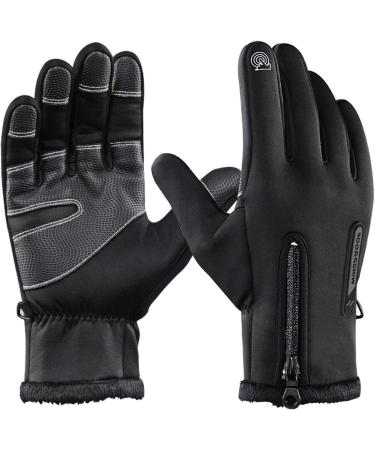 Outdoor Ski Gloves for Men Women | Cold-Proof Waterproof Touch Screen Windproof | Non-Slip Warm Gloves - Dark Blue (Medium) - Buy Online on GoSupps.com