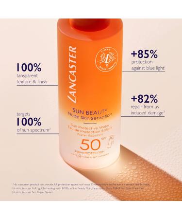 Lancaster Sun Beauty Sun Protective Water SPF50 150ml - Broad Spectrum Sunscreen for Body - Buy Online on GoSupps.com