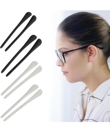 Hoaaigo Soft Silicone Glasses End Caps | Anti-Slip Ear Hooks & Comfortable Holders for Sunglasses & Reading Glasses - Buy Online on GoSupps.com