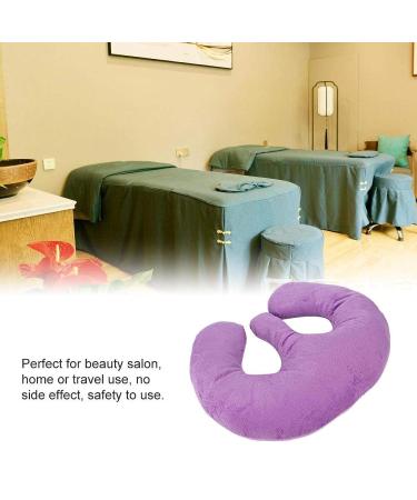 Soft Breast Support Pillow for Beauty Salon - Safe SPA Massage Cushion (Purple) - Buy Online on GoSupps.com