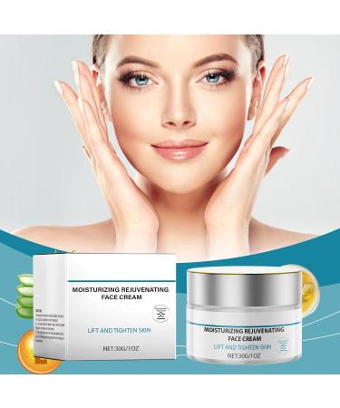  YUNFAX Face Tightening Cream Skin Firming Facial Moisturizer Nourishing Anti-Wrinkle Cream with Collagen & Vitamin E Daily Use for All Skin Types Morning Nighttime Post Sleep (30 g) (2PCS) - Buy Online on GoSupps.com