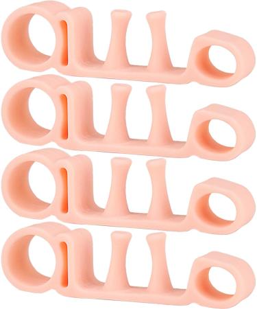 Obelunrp Toe Separator - 2 Pairs of Soft Silicone Spacers for Pain Relief & Alignment | Reusable Elastic Design for Men & Women - Buy Online on GoSupps.com