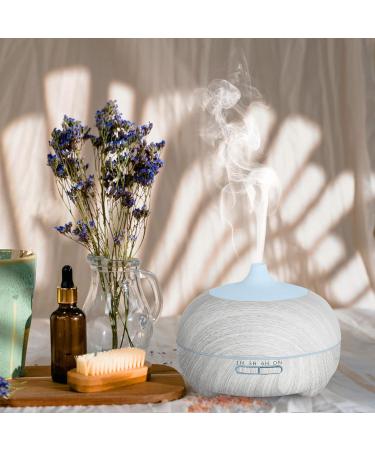 Buy Hianjoo 500ml Aroma Diffuser - Ultra Quiet Humidifier with LED Light Timer for Bedroom & Yoga - International Shipping Available - Buy Online on GoSupps.com